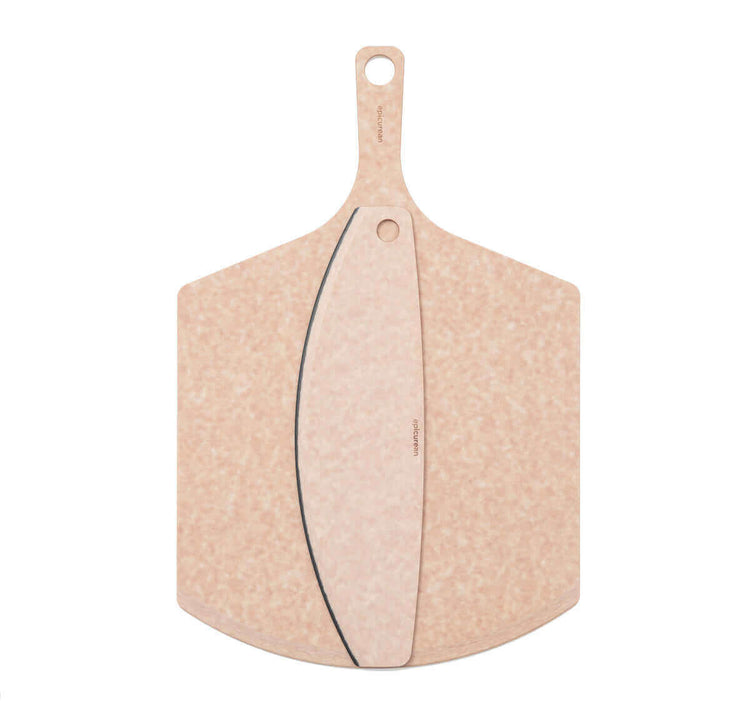  Epicurean Pizza Peel & Pizza Cutter Combo in Natural