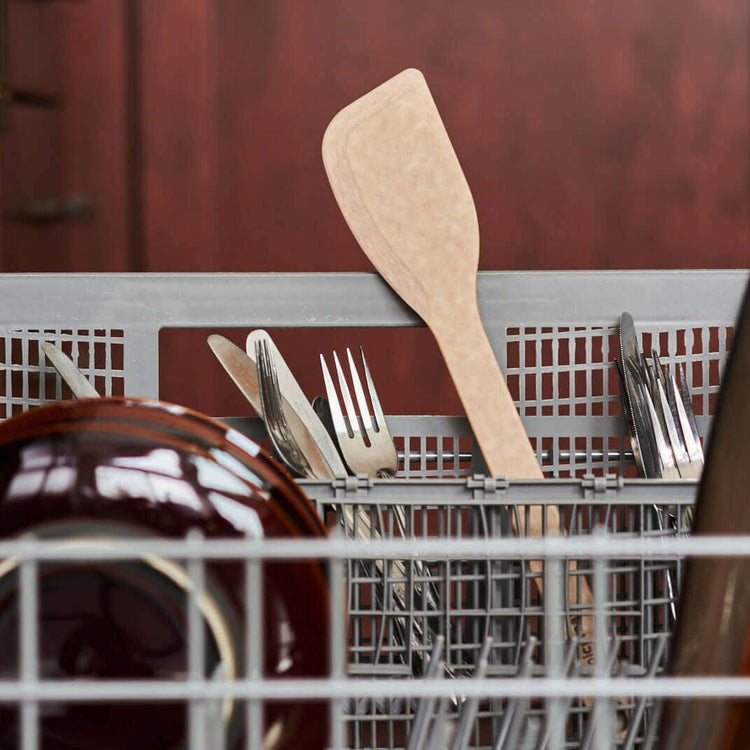Kitchen Series Sauté Tool in Natural placed in the dishwasher