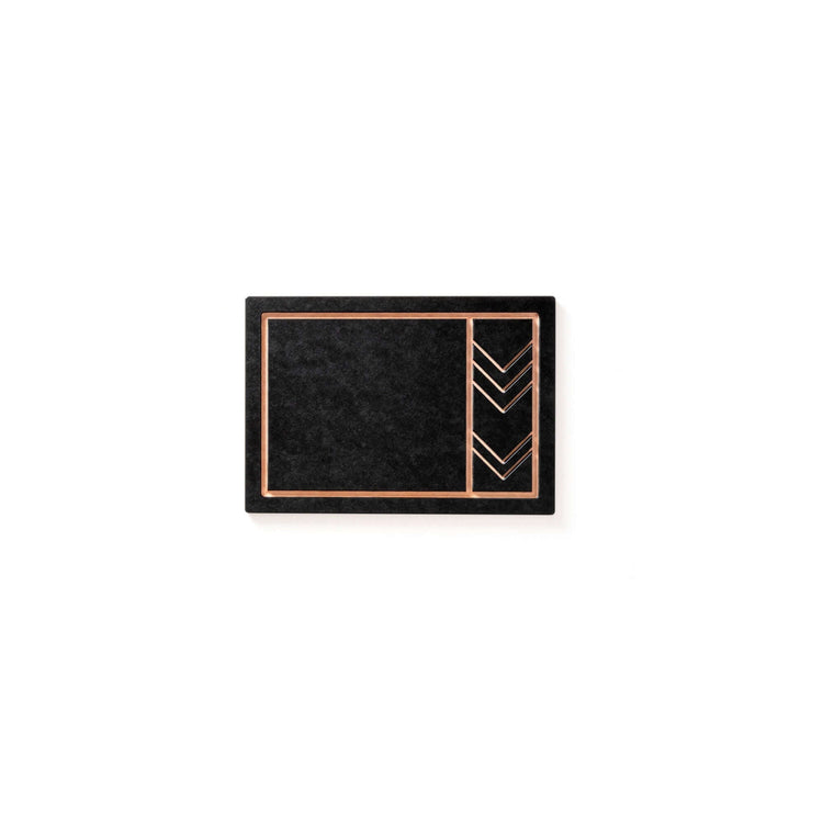 The Frank Lloyd Wright Cut & Serve Collection Boards in Small in Slate/Natural