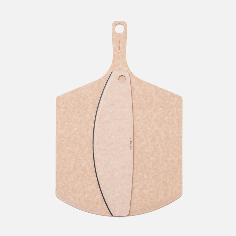 Epicurean Pizza Peel & Pizza Cutter Combo in Natural 